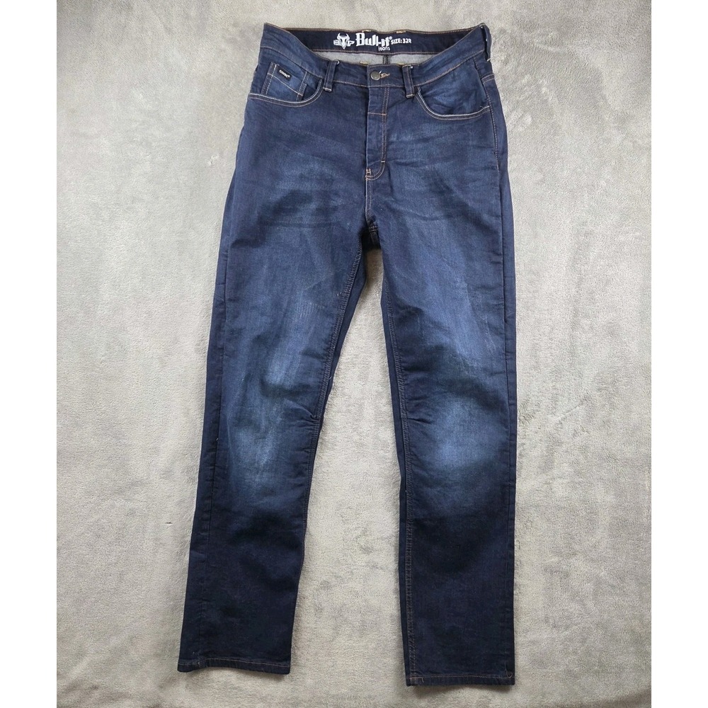 Bull-it Men's Motorcycle Covec Padded Lining Denim Riding Jeans Size 32(34x33)